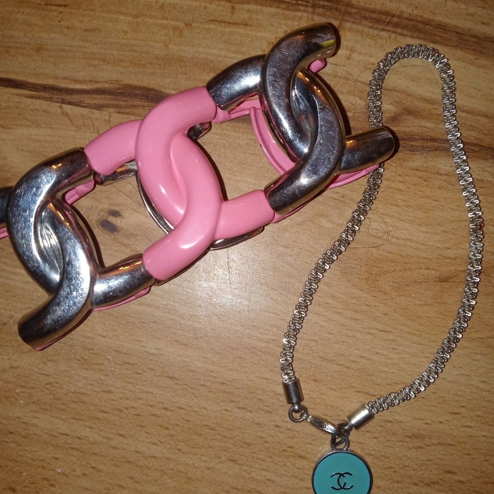 2 bracelets with the Chanel logo